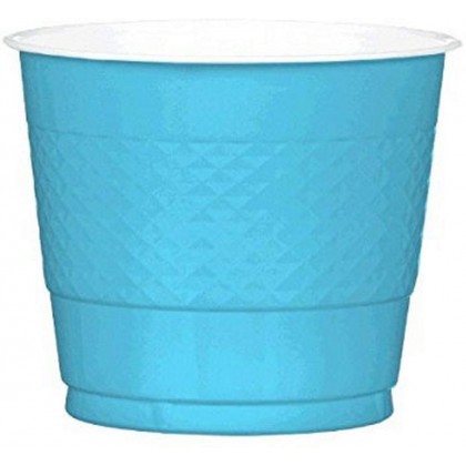 9Oz Plastic Cup - Caribbean Blue