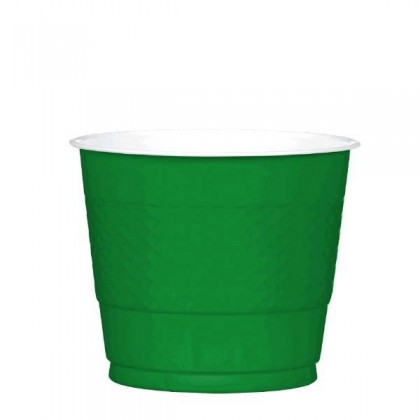 9Oz Plastic Cup - Festive Green