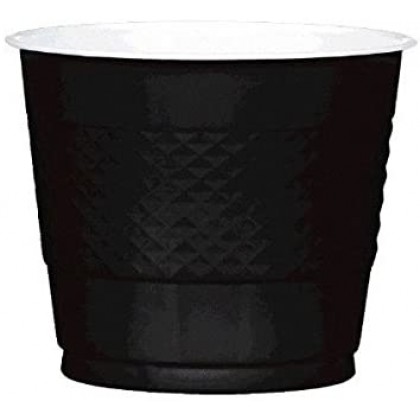 9Oz Plastic Cup - Jet Black