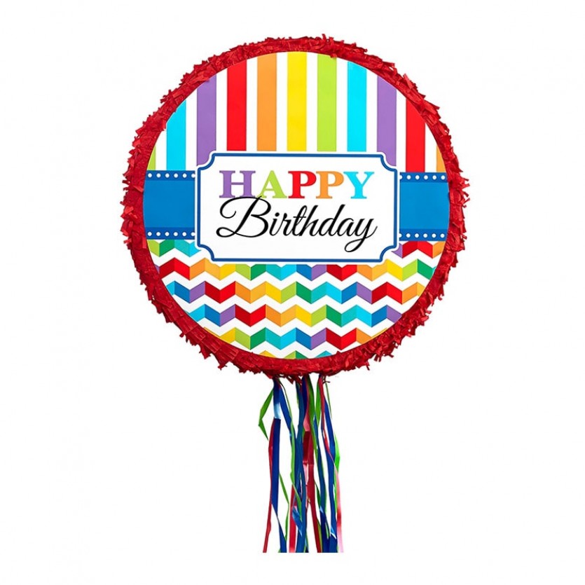 Birthday Balloons Outline Piñata