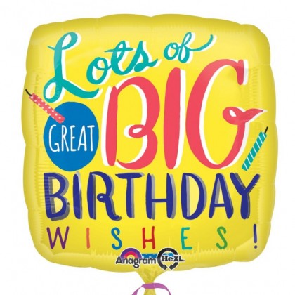 S40 17" Birthday Wishes Standard HX®