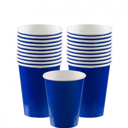 Paper Cup 9oz Bright Royal Blue