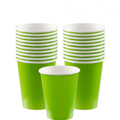 Paper Cup 9oz Kiwi Green