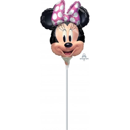 A30 9" Minnie Mouse Forever Mini Shape Foil Balloon