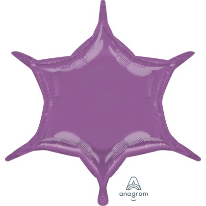 S55 22" Lilac 6-Point Star