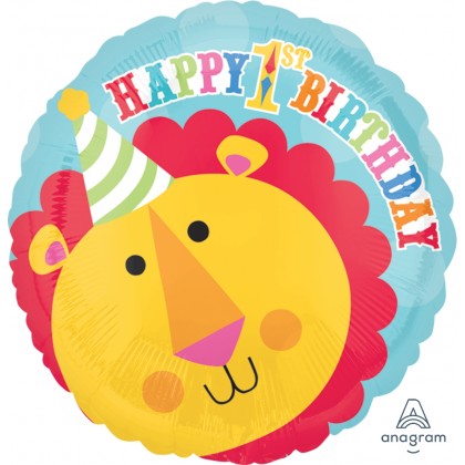 S50 17" Fisher-Price Lion 1st Birthday Circus Standard HX®