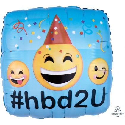S40 17" Emoticon HBD Standard HX®