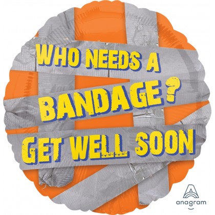 S40 17" Duct Tape Get Well Standard HX®
