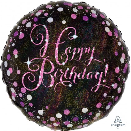 S55 17" Pink Celebration  Standard Holographic