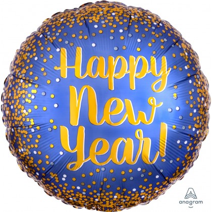 S40 17" Gold N Satin New YearStandard Satin XL®