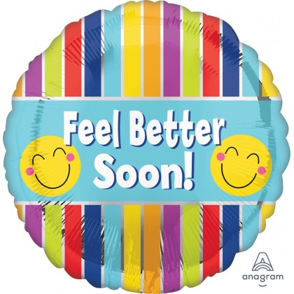 S40 17" Feel Better Soon Stripes Standard HX®