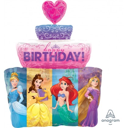P38 28" Multi-Princess Cake SuperShape™ XL®