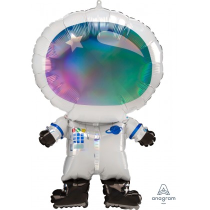 P40 30" Iridescent Astronaut Holographic SuperShape™