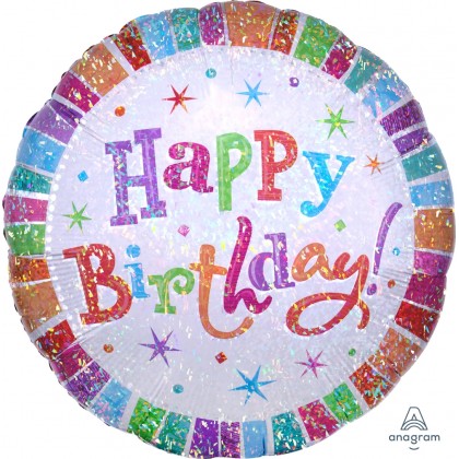 P45 32" Radiant Birthday Jumbo Holographic