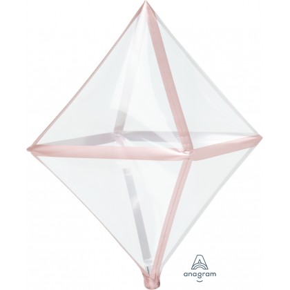 G20 15" Rose Gold Trim Anglez® UltraShape® Clear Anglez®