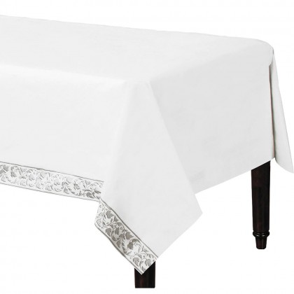 Elegant Scroll Paper Table Cover