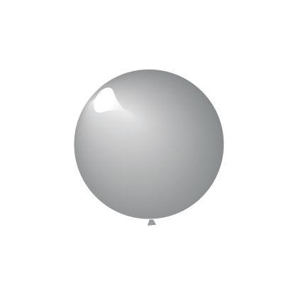 KDI 12" MET Silver Round - F