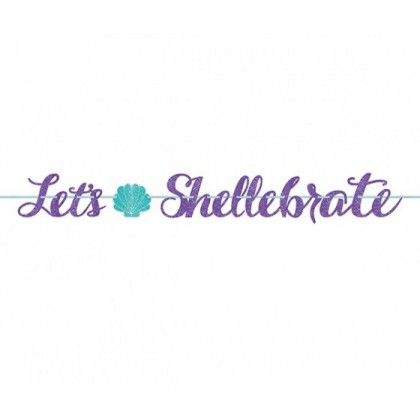 Mermaid Wishes Ribbon Letter Banner