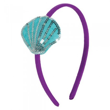 Mermaid Wishes Headband w/Fabric & Sequins