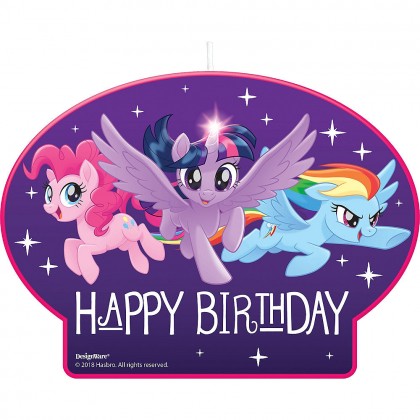 My Little Pony Friendship Adventures Birthday Candle