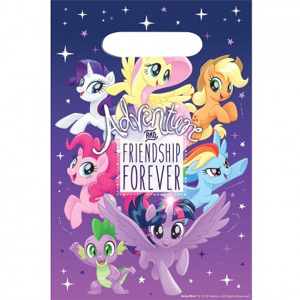 My Little Pony Friendship Adventures Folded Loot Bags Plastic