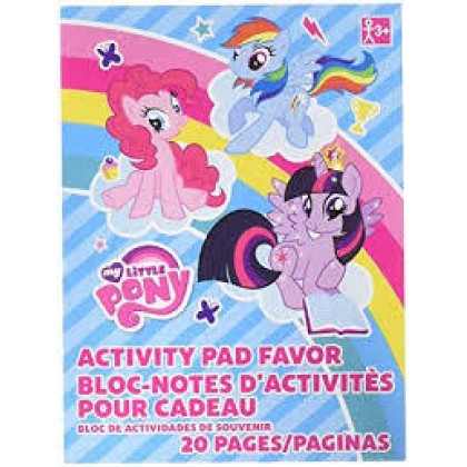 My Little Pony Activity Pad Favor