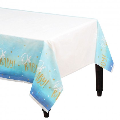 Oh Baby Boy Plastic Table Cover