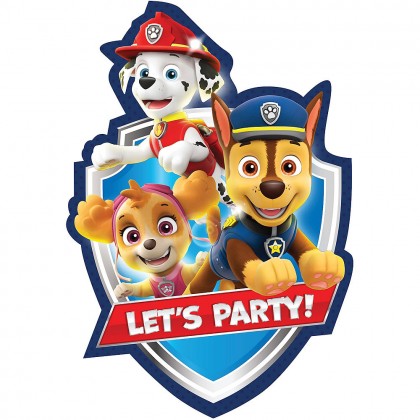 Paw Patrol Adventures™ Postcard Invitations