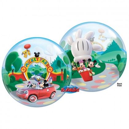 Q 22" Mickey And Friends At Park Bubble Balloon