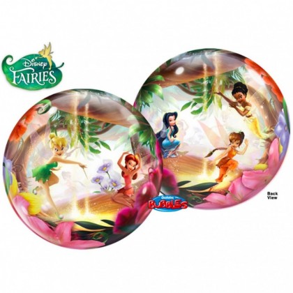 Q 22" Disney Fairy TinkerBell Bubble Balloon