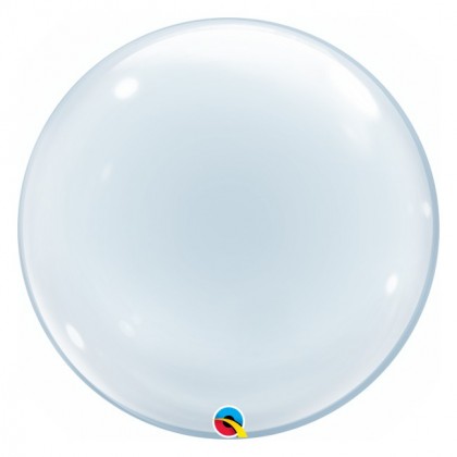 Q 24" Clear Round Deco Bubble Balloon