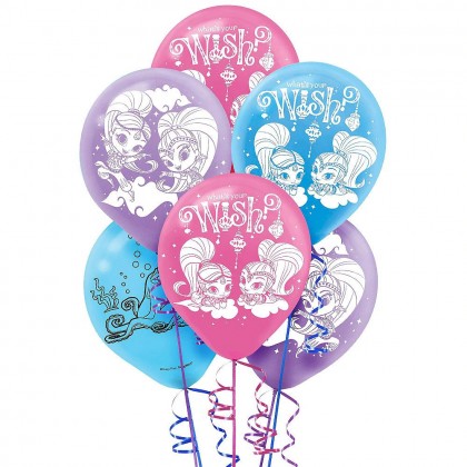 Shimmer and Shine™ Printed Latex Balloons - Asst. Colors