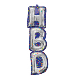 LRG SHPI XL HBD BALLOON LETTERS