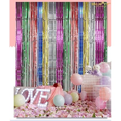 Foil Decoration Backdrop - Multi