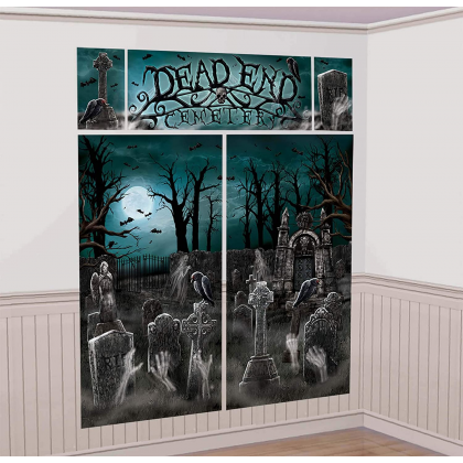 Cemetery Scene Setters® Wall Decorating Kit