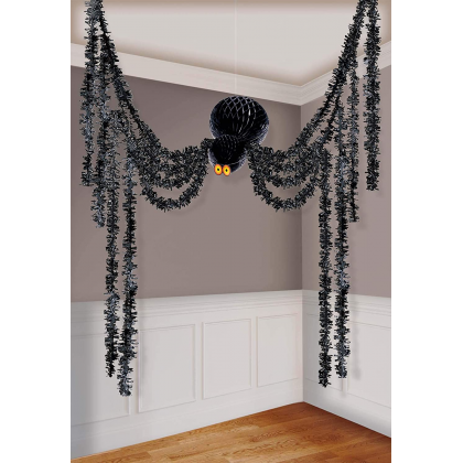 Spider All-In-One Honeycomb & Tinsel Decorating Kit
