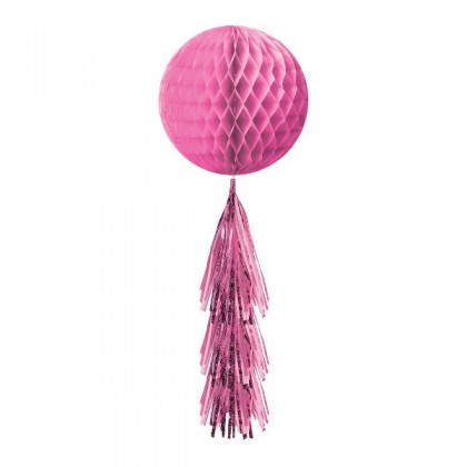 Honeycomb with Tail -  Bright Pink