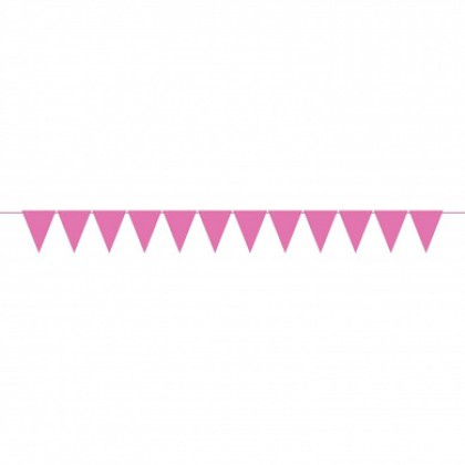 Mini Pennant Banner - Pink