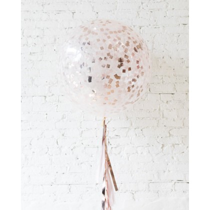 CherryBlossoms - Confetti Giant Balloon with Tassel