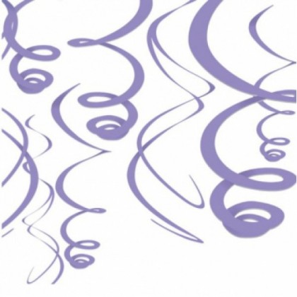 Swirl Decoration - New Purple