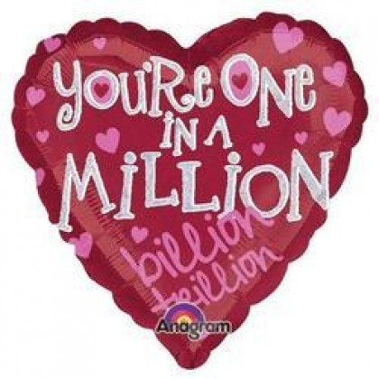 S55 18" You're One In A Million Holographic