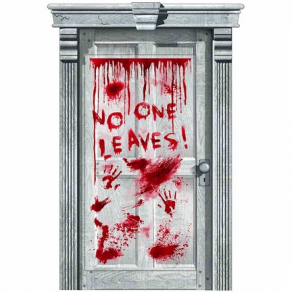 Asylum Dripping Blood Door Decoration