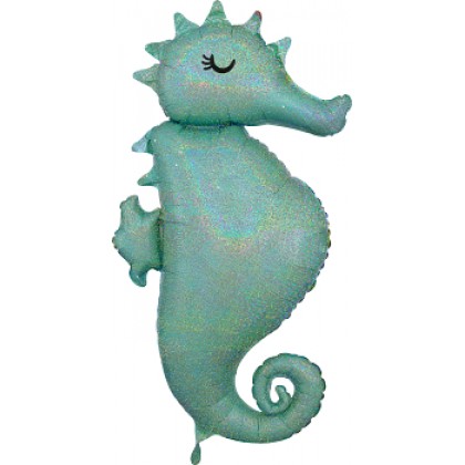 P40 LRG SHPI HOLO MERMAID WISHES SEAHRSE