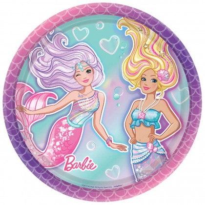 Barbie 9" Round Plate