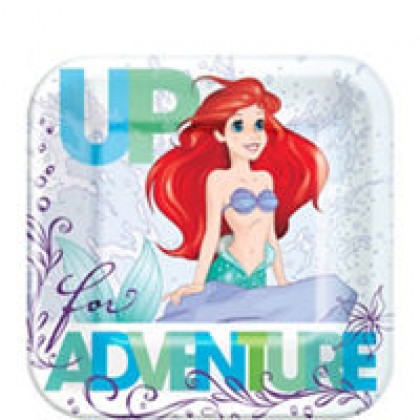 ©Disney Ariel Dream Big 7” Square Plates