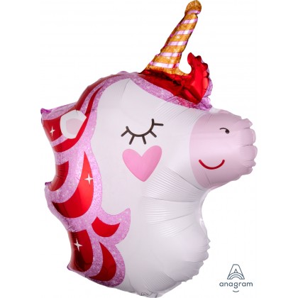 S50 17"  Pretty in Pink Unicorn Junior Shape XL®