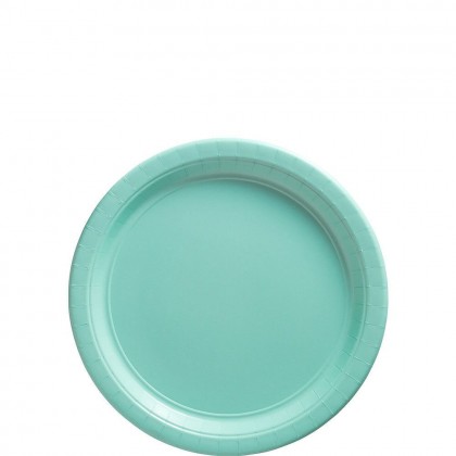 Paper Plates 7 in Robin Egg Blue