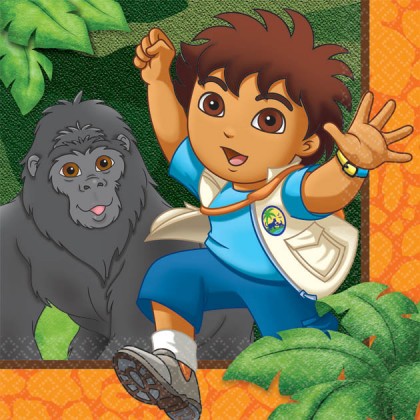 Diego's Biggest Rescue© Beverage Napkins