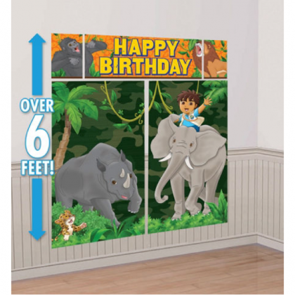 Diego's Biggest Rescue© Scene Setters® Wall Dec. Kit - Plastic