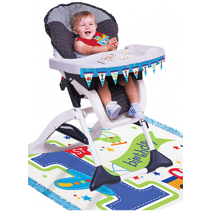 All Aboard Boy High Chair Decorating Kit